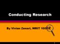 Conducting Research PowerPoint PPT Presentation
