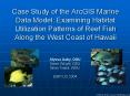 Case Study of the ArcGIS Marine Data Model: Examining Habitat Utilization Patterns of Reef Fish Along the West Coast of Hawaii PowerPoint PPT Presentation