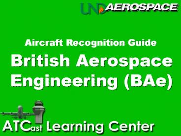 Aircraft Recognition Guide