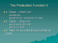 The Production Function II PowerPoint PPT Presentation