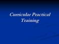 Curricular Practical Training PowerPoint PPT Presentation