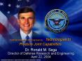 Defense Research and Engineering: Technologies to Produce Joint Capabilities PowerPoint PPT Presentation