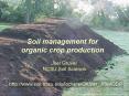 Soil management for organic crop production PowerPoint PPT Presentation
