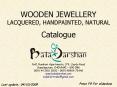 WOODEN JEWELLERY LACQUERED, HANDPAINTED, NATURAL Catalogue PowerPoint PPT Presentation