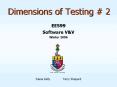 Dimensions of Testing PowerPoint PPT Presentation