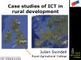 Case studies of ICT in rural development PowerPoint PPT Presentation
