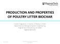 PRODUCTION AND PROPERTIES OF POULTRY LITTER BIOCHAR PowerPoint PPT Presentation