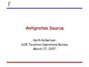 Antiproton Source