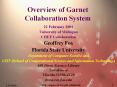 Overview of Garnet Collaboration System PowerPoint PPT Presentation