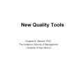 New Quality Tools PowerPoint PPT Presentation