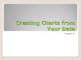 Creating Charts from Your Data PowerPoint PPT Presentation