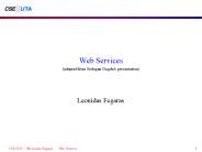Web Services (adapted from Erdogan Dogdu's presentation)