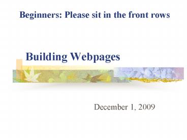 presentation player overlay