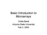 Basic Introduction to Microarrays