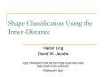 Shape Classification Using the Inner-Distance PowerPoint PPT Presentation