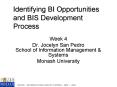 Identifying BI Opportunities and BIS Development Process PowerPoint PPT Presentation