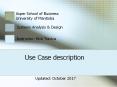 Use Case description PowerPoint PPT Presentation