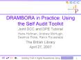 DRAMBORA in Practice: Using the Self Audit Toolkit PowerPoint PPT Presentation