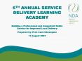 THE 5TH ANNUAL SERVICE DELIVERY LEARNING ACADEMY PowerPoint PPT Presentation