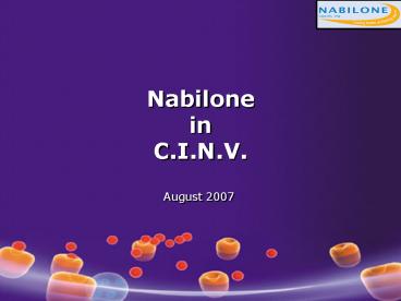 Nabilone in C.I.N.V.