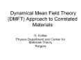 Dynamical%20Mean%20Field%20Theory%20(DMFT)%20Approach%20to%20Correlated%20Materials PowerPoint PPT Presentation