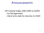 Announcements