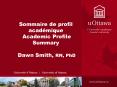Sommaire de profil acad PowerPoint PPT Presentation