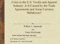 Crisis in the U.S. Textile and Apparel Industry: Is It Caused by the Trade Agreements and Asian Currency Meltdowns? PowerPoint PPT Presentation
