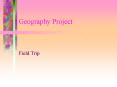 Geography Project PowerPoint PPT Presentation