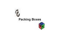 Packing Boxes