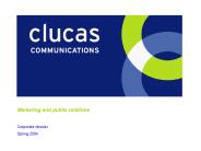 Marketing and public relations