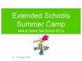 Extended Schools Summer Camp PowerPoint PPT Presentation
