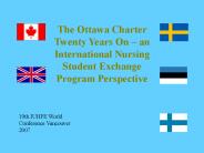 The Ottawa Charter Twenty Years On 