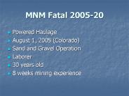 MNM Fatal 2005-20