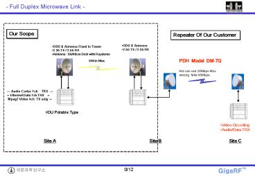 Full Duplex Microwave Link