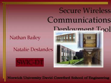 Norwich University David Crawford School of Engineering