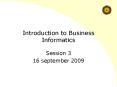 Introduction to Business Informatics PowerPoint PPT Presentation