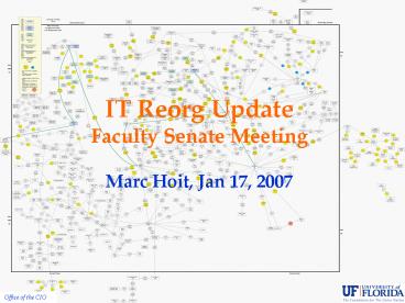 IT Reorg Update Faculty Senate Meeting