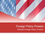Foreign Policy Powers