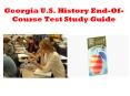 Georgia U'S' History EndOfCourse Test Study Guide PowerPoint PPT Presentation