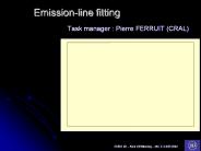 Emission-line fitting