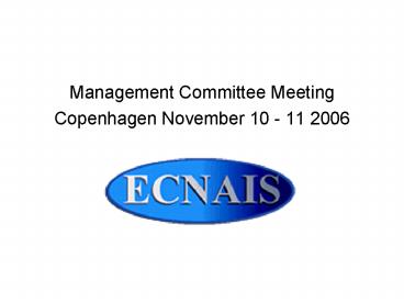 Management Committee Meeting