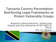 Tanzania Country Presentation: Reinforcing Legal Frameworks to Protect Vulnerable Groups PowerPoint PPT Presentation