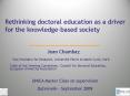 Chair of the Steering Committee, Council for Doctoral Education, European University Association PowerPoint PPT Presentation
