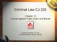 Criminal Law CJ 220 PowerPoint PPT Presentation