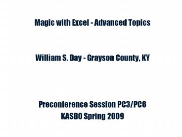 presentation player overlay