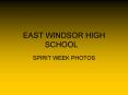 EAST WINDSOR HIGH SCHOOL PowerPoint PPT Presentation