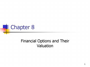Financial Options and Their Valuation