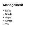 Management