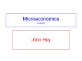 Microeconomics Corso E PowerPoint PPT Presentation